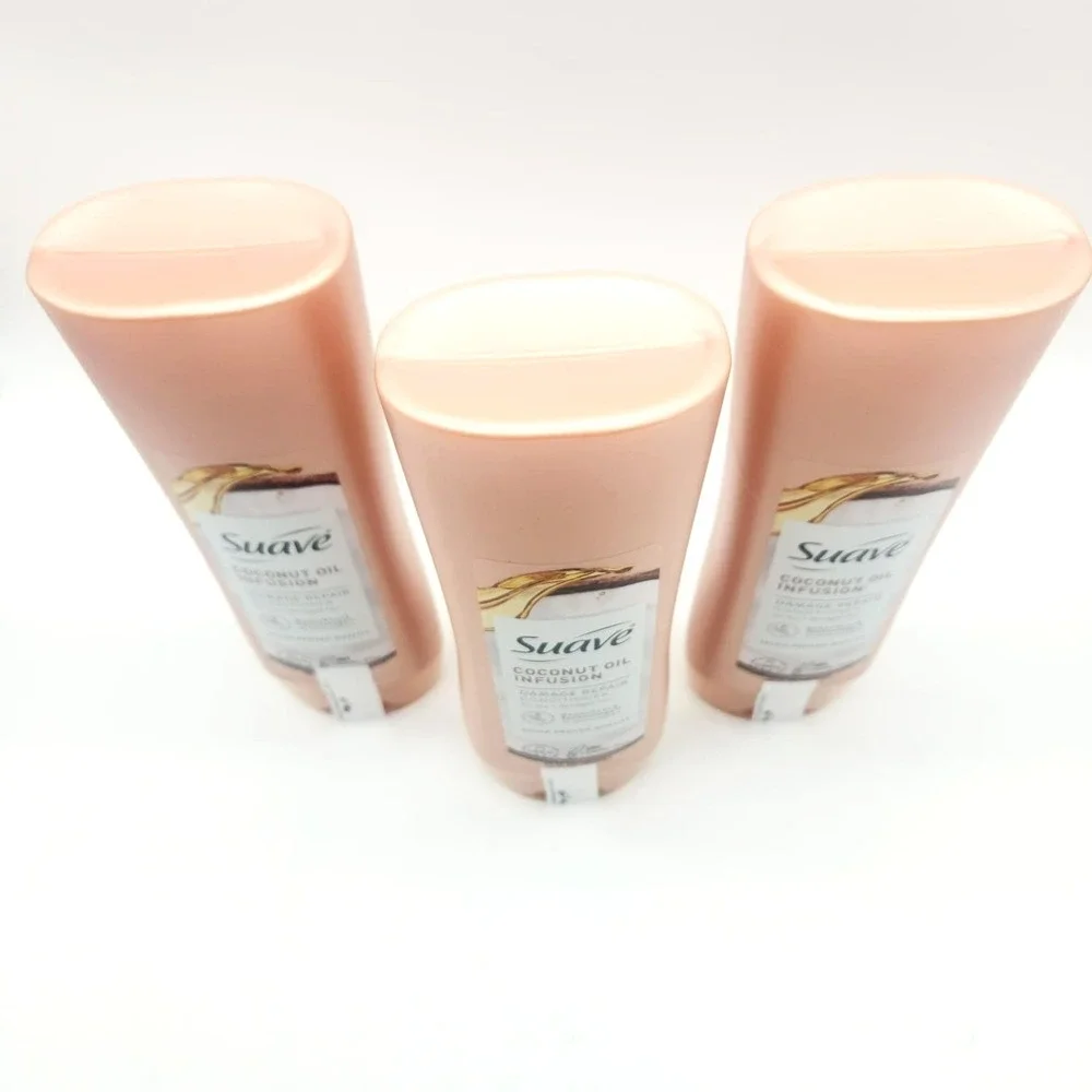 3-Pack Suave Conditioner 15oz Each Coconut Oil Daily Moisture‎ Care